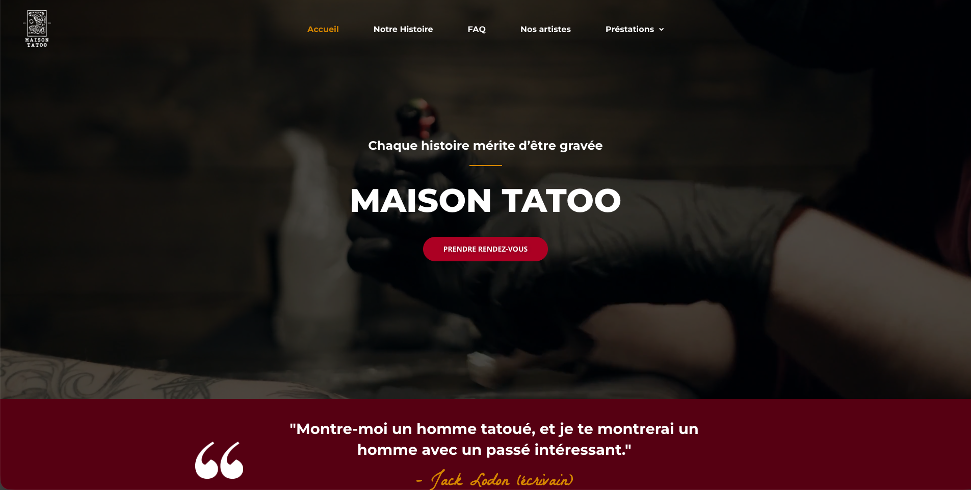 Maison Tatoo — accueil
