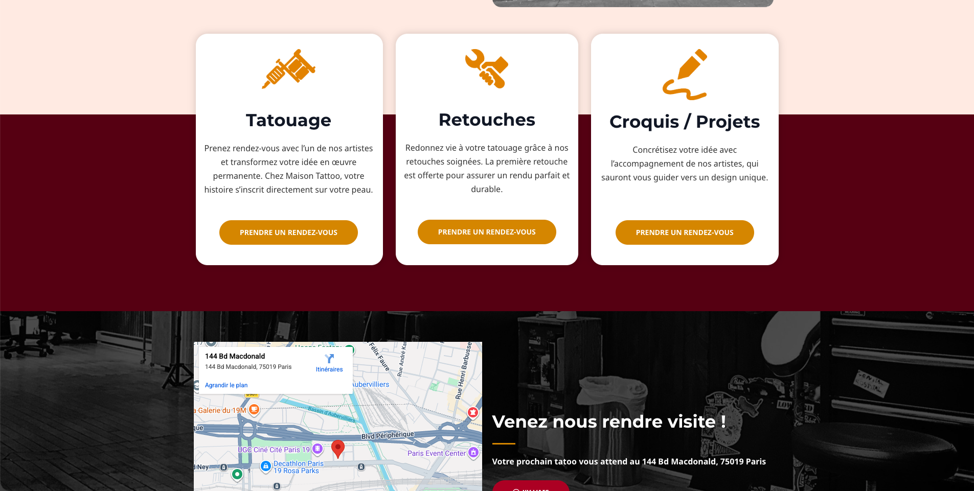 Maison Tatoo — services