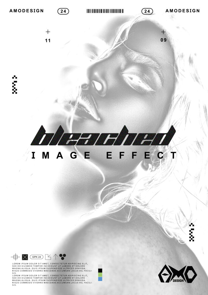 Bleached effect